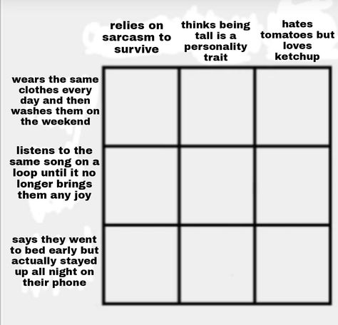 Tag The Squad, Every Squad Got The Template, Alignment Chart Blank, Oc Alignment Chart, Moral Alignment Chart, Character Alignment Charts, Alignment Charts Funny, Alignment Chart Template, Oc Charts