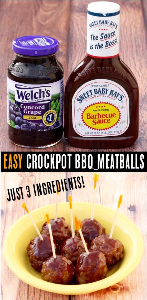 Meatballs Crockpot Grape Jelly, Amazing Cheesecake, Bbq Meatballs Crockpot, Crockpot Potatoes, Easy Crockpot Meatballs, Bbq Meatball Recipe, Crockpot Sausage, Crock Pot Bbq, Meatballs Crockpot