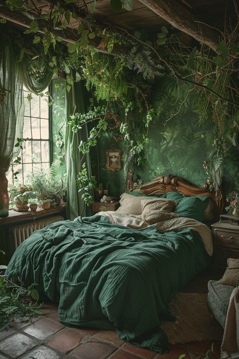 Forest Green Room Ideas, Room Ideas Forest, Forest Green Room, Forest Room Ideas, Forest Green Living Room, Kids Room Forest, Living Room Forest, Forest Green Sofa, Enchanted Forest Room