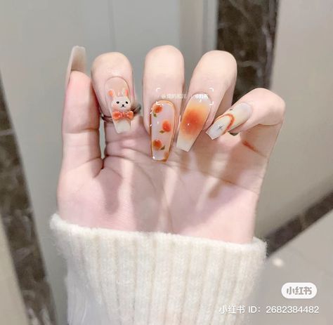 Nail Cam, Nail Box, Classy Acrylic Nails, Kawaii Nails, Cat Kuku, Square Acrylic Nails, Body Reference, Love Nails, Stylish Nails