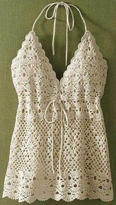 Háčkovaná Čipka, Débardeurs Au Crochet, Crochet Tank Tops, Craft Crochet, Black Crochet Dress, Crochet Ladies Tops, Crochet Tops Free Patterns, Fashion Crochet, Pretty Fashion