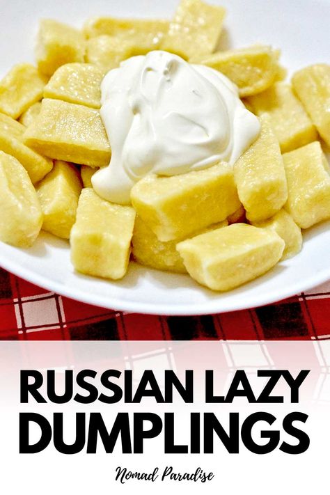 European Lunch Ideas, Authentic Russian Recipes, Russian Meals, Lazy Dumplings, Russian Dinner, Slavic Recipes, Eastern European Food, Russian Dumplings, Russian Dishes