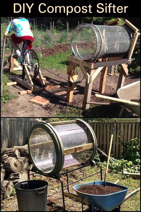 Compost Sifter Diy, Compost Sifter, Metal Arbor, Garden Mulch, Compost Tumbler, Diy Compost, Compost Soil, Front Porch Ideas Curb Appeal, Garden Compost