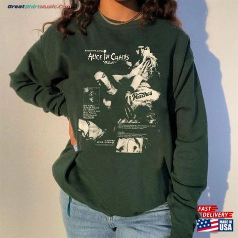 Vintage Alice In Chains Alike Band Fan Shirt A Li Ce 2023 Concert Classic Hoodie Check more at https://greatshirtmusic.com/product/vintage-alice-in-chains-alike-band-fan-shirt-a-li-ce-2023-concert-classic-hoodie/ Chain Shirt, Baggy Clothes, 90s Shirts, Alice In Chains, Band Shirt, Fan Shirts, Vintage Band, Band Shirts, Rock Music