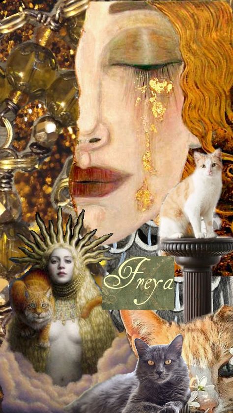 freya, goddess Freyja Goddess Aesthetic, Freyja Aesthetic, Freyja Goddess, Hearth Witch, Mystical Beings, Freya Goddess, Goddess Aesthetic, Scrapbook Journal, Enchanted Forest