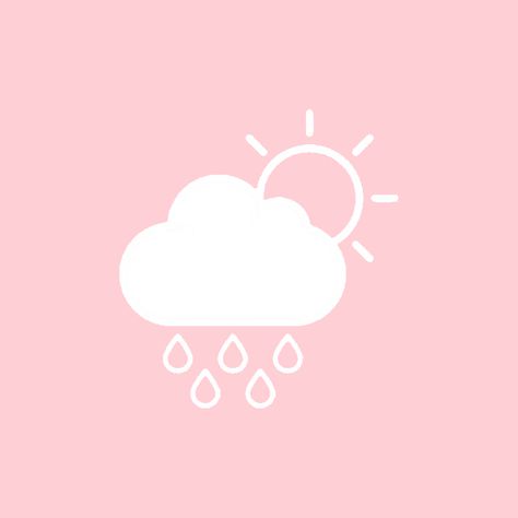 Light Pink Ios 16 Icons, Aesthetic Pink Photos Icon, Preppy Icons For Apps Light Pink, Cute Pastel App Icons, Baby Pink Icons For Apps, Light Pink Aesthetic App Icons, Light Pink Phone Icon, Aesthetic Weather Icon, Pink Weather App Icon