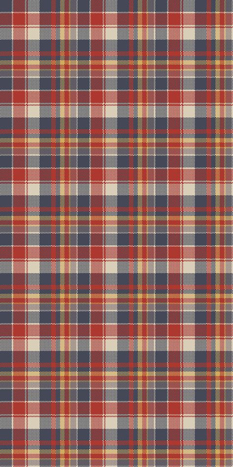 Tartan coarse fabric texture seamless pattern. Vector illustration.