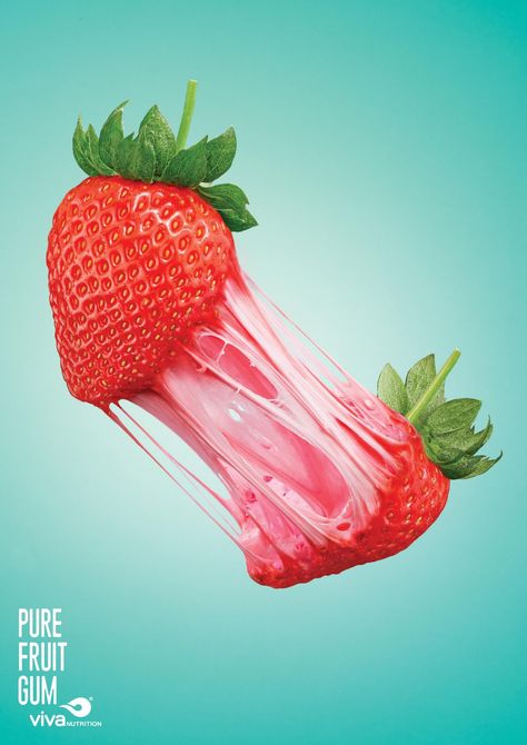 광고 디자인, Publicidad Creativa, Plakat Design, Food Ads, Chewing Gum, Creative Ads, Advertising Poster, Ads Creative, Digital Signage