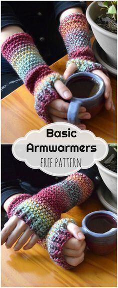 Crochet Handwarmer Free Pattern, Free Crochet Wrist Warmer Pattern, Granny Square Wrist Warmers Free Pattern, Sport Yarn Crochet Free Pattern, Crochet Wrist Warmers Pattern, Crochet Wrist Warmers Free Pattern, Handwarmer Crochet Pattern, Crochet Gloves Free Pattern Fingers, Fast Crochet Projects Free