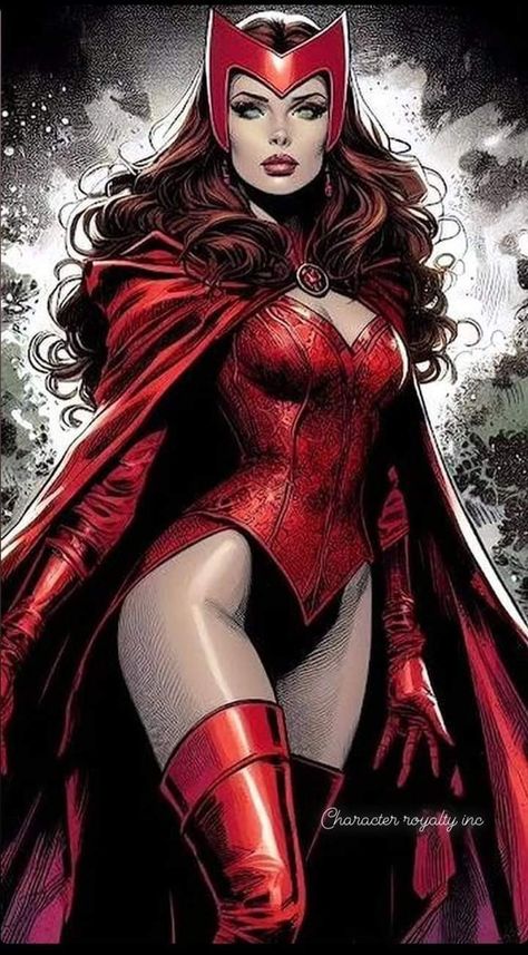 Female Superhero Wallpaper, Dc Heroes Women, Halloween Marvel Costumes Women, Women Of Marvel Comics, Scarlett Witch Cosplay, Scarlet Witch Costume Ideas, Scarlet Witch Suit Design, Witch Hero Costume, Marvel Woman Characters