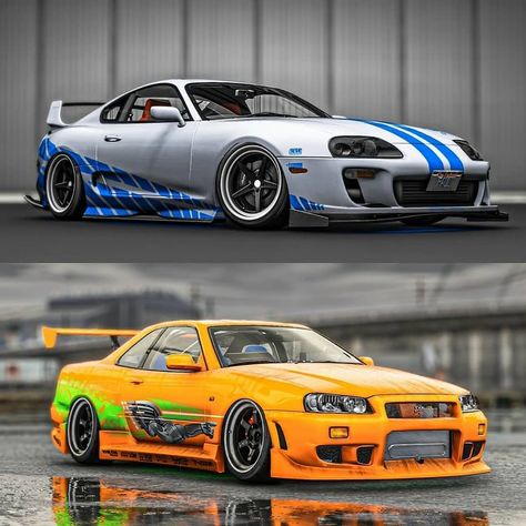 6,532 Likes, 43 Comments - NISSAN SKYLINE GT-R R32/33/34 (@my_dream_skyline) on Instagram: “Top or bottom? 🔥 Rice or nice?🤔 Pick best👍 Owner:@dm_jon Tags:#jdm #jdmlegends #jdmcars#jdmculture…” Nissan Gtr R32, Skyline Gtr R35, Nissan R34, R34 Skyline, Gtr Car, Slammed Cars, Skyline Gtr R34, Supra Mk4, Toyota Supra Mk4