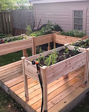 Raised Garden Beds With Storage, Diy Standing Garden Bed, Elevated Planter Boxes Diy, Garden S, Above Ground Planters Raised Beds, Veggie Planter Boxes, Standing Garden Beds, Herb Planter Ideas Outdoors, Above Ground Garden Boxes