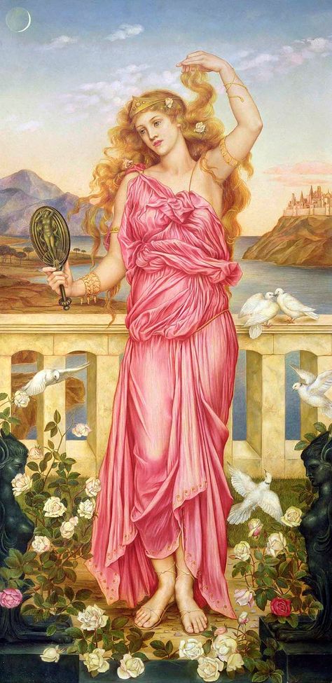 Lawrence Alma Tadema, Ancient World History, Helen Of Troy, Aphrodite Goddess, Pre Raphaelite Brotherhood, Pre Raphaelite Art, Dante Gabriel Rossetti, Greek And Roman Mythology, Ancient Beauty