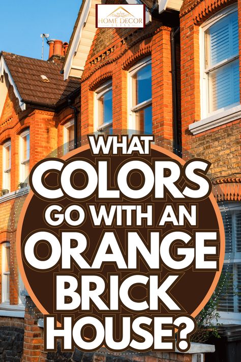 Orange Brick Siding Colors, Paint Colors For Orange Brick House, Orange Brick Paint Colors, Door Colors For Orange Brick House, Orange Brick Houses With Shutters, Trim Colors For Orange Brick House, Orange Brick Trim Colors, Front Door Orange Brick House, Orange Brick House Front Door Colors