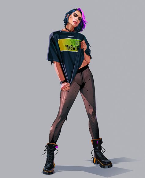 ArtStation - The badass girl, Azamat Khairov Cyberpunk Character Design, Dynasty Warriors Characters, Badass Girl, Hero Inspiration, Dune Art, Greek Warrior, Fashion Drawing Sketches, Cyberpunk Character, Character Poses