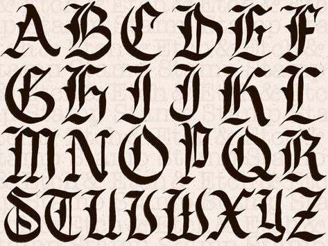 Old English Calligraphy Svg Letters, Old Style Calligraphy Clip Art, Svg Cut Files, Png Alphabet Files, Hand Lettered SVG, Sublimation Files Old English Calligraphy, Font Styles Alphabet, Svg Letters, Hand Lettering Alphabet Fonts, Tattoo Fonts Alphabet, Calligraphy Fonts Alphabet, Old English Letters, English Calligraphy, Lettering Styles Alphabet