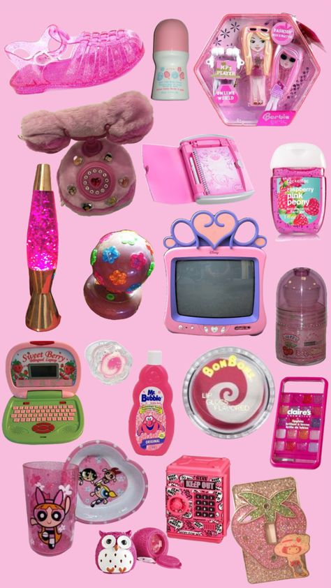 Early 2000s Things, Toys 2000 Early 2000s, Y2k Nostalgia Aesthetic, Early 2000s Decor, Year 2000 Aesthetic, Early 2000 Nostalgia, 2000s Toys Aesthetic, Pink Nostalgia, 2000s Products