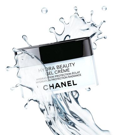 Chanel Hydra Beauty Gel Creme, $87, contains camellia flower extract for moisture -- yes, the fashion house's iconic symbol also happens to be good for skin -- as well as blue ginger, an antioxidant that offers protection from free radical damage. The scent is incredibly pretty but not too fragranced, and it feels cool when you apply it. And then, of course, there's the glamour factor, which it delivers in spades. Chanel Hydra Beauty, Buy Skincare, Oil Free Moisturizers, Camellia Flower, Oil Slick, Pretty Skin, Gel Moisturizer, Acne Skin, It's Hot