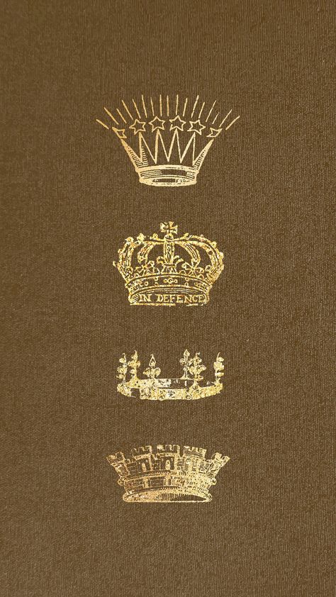 Golden baroque style crown collection vectors | premium image by rawpixel.com / Adj Royalty Graphic Design, Crown Aesthetic Wallpaper, The Crown Aesthetic, Aesthetic Crown, Crown Wallpaper, Crown Vector, Baroque Crown, Crown Pictures, Crown Graphic