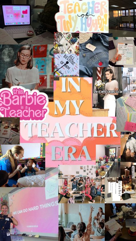 Teaching Vision Board, Teacher Vision Board, Teaching Classroom Decor, Teacher Lifestyle, Behavior Management System, Teacher Aesthetic, Career Vision Board, Becoming A Teacher, Teaching Inspiration