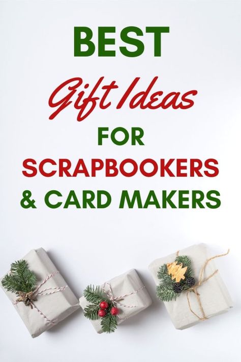 Best Gifts for Paper Crafters: Even the Ones Who Have Everything. Click through to view a list of the best products for paper crafters, card makers, and scrapbookers! #giftguide #stampinup #papercraft #diy #scrapbooking #cardmaking Gifts For Scrapbookers, Gift For Crafter, Gifts For Crafters, Crafty Christmas Gifts, Craft Box Subscription, Friend Scrapbook, Christmas Gifts For Teen Girls, Creative Christmas Gifts, Unique Stamps