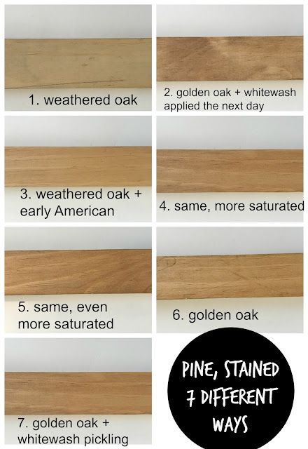 How To Make Pine To Look More Like Oak (And Other Staining Tips) Minwax Stain Colors On Pine Wood, Golden Oak Minwax Stain, Weathered Wood Stain On Pine, Weathered Oak Stain On Pine Wood, Stain For Pine Floors, Early American Stain With White Wash, Neutral Wood Stain Colors, Paint Colors That Go With Pine Wood, Minwax Pickled Oak Stain On Pine