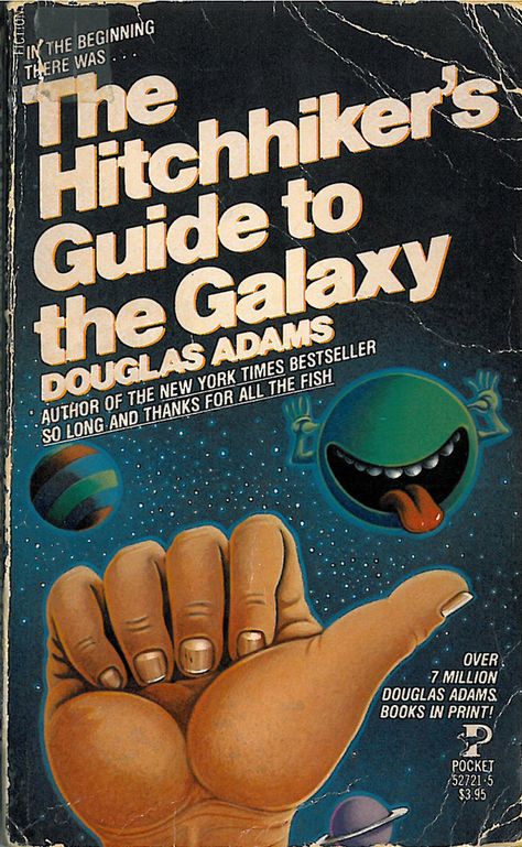 The Hitchhiker’s Guide to the Galaxy by Douglas Adams | 25 Books To Read Before You Die Douglas Adams Books, The Last Man On Earth, Hitchhiker's Guide To The Galaxy, Books To Read Before You Die, Hitchhikers Guide To The Galaxy, Galaxy Book, Douglas Adams, Hitchhikers Guide, Guide To The Galaxy