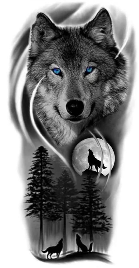 Wolf Within Tattoo, Hyper Realistic Wolf Tattoo, Tattoos Wolf Woman, Wolf Tattoos Men Back, Wolf And Cubs Tattoo Mothers, Wolf Tattoo For Women Back, Tattoo Ideas Wolf Women, Wolf Tattoo Forearm Women, Wolf Tattoo Sleeve For Women