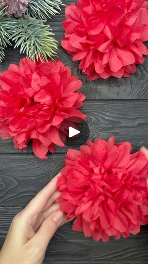 30K views · 431 reactions | How to make Easy Paper Flowers from Napkins Tutorial Paper Craft #craft #paperflowers #tutorial | Origami Studio | Origami Studio · Original audio Tutorial Origami, Easy Paper Flowers, Craft Craft, Napkin Folding, Bday Girl, Paper Napkins, Paper Craft, Paper Flowers, Make It Simple