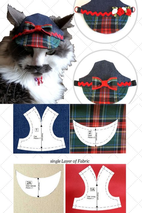 Cat Clothes Diy Free Pattern, Dog Hat Pattern, Dog Jacket Patterns, Small Dog Clothes Patterns, Dog Clothes Pattern, Pet Clothes Patterns, Dog Harness Pattern, Cat Hat Pattern, Dog Clothes Patterns Sewing