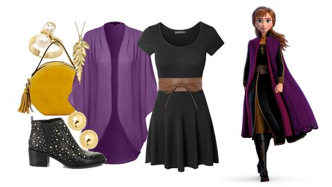 Disney Bounding at Home: ‘Frozen 2’-Inspired Looks Featuring Anna, Elsa and Kristoff | Disney Parks Blog Frozen Inspired Outfits, Frozen Fashion, Disney Bound Outfits Casual, Princess Inspired Outfits, Disney Dress Up, Disney Clothing, Disney Princess Outfits, Anna Disney, Disney Themed Outfits