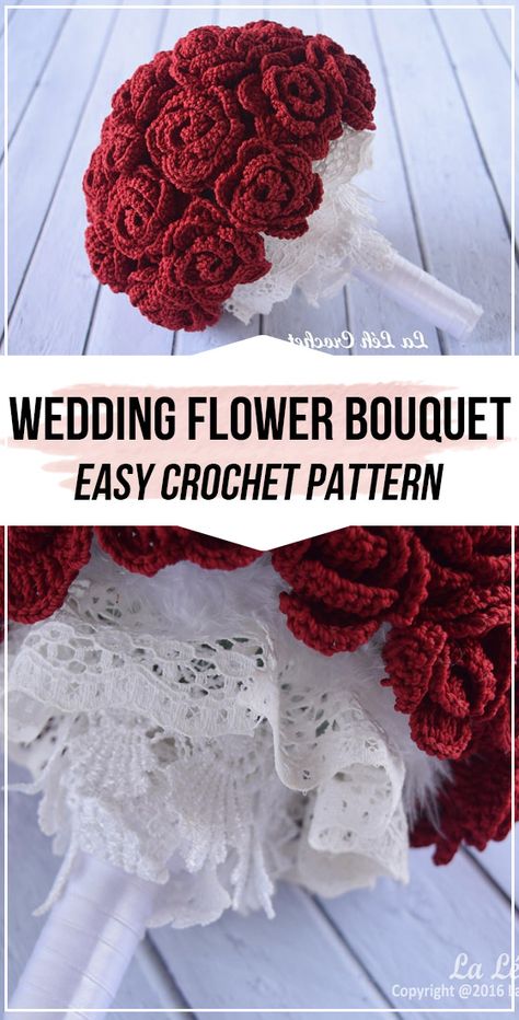 Free Crochet Flowers, Wedding Crochet Patterns, Flower Bouquet Pattern, Easy Crochet Flower, Crochet Flower Pattern, Crochet Garden, Crochet Throw Pattern, Crochet Flowers Easy, Crochet Case