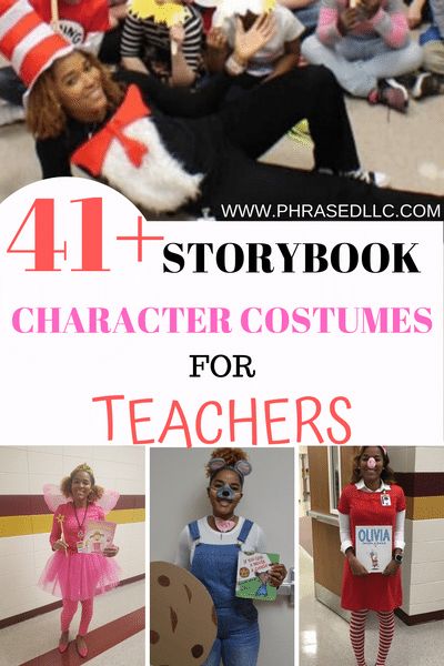 Teacher Group Halloween Costumes Book Characters, Easy Dr Seuss Character Costume, Book Character Dress Up For Teachers Storybook Characters, Best Storybook Character Costumes, Pete The Cat Group Costume, Famous Childrens Books, Book Day Characters Costumes, Dr Seuss Teacher Costume, Teacher Book Character Dress Up