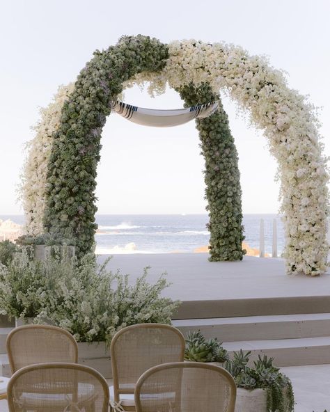 Huppah Wedding, Chuppah Decor, Wedding Theme Design, Ceremony Decorations Outdoor, Mindy Weiss, Wedding Background Decoration, Beachside Wedding, White Wedding Theme, Wedding Planning Decor