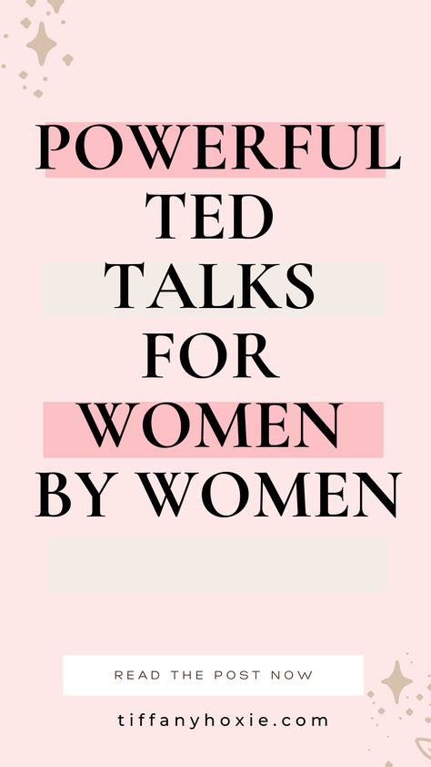 Powerful life-changing TED Talks To Inspire Women. #womensupportingwomen #tedtalks positive Ted Talks, growth mindset TED talk, happiness TED talks, inspiring Ted Talks. Ted Talk Aesthetic, Ted Talks That Will Change Your Life, Ted Talks For Women, Top Ted Talks, Inspirational Ted Talks, Best Ted Talks, The Power Of Introverts, Inspirational Podcasts, Change Your Thinking