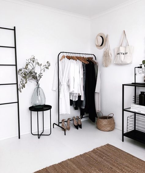 S T O R A G E Black And White Room, Living Room Vanity, Minimalist Dekor, Minimalist Living Room Design, White Bedroom Decor, Modern Minimalist Living Room, Decor Ikea, Interior Minimalista, Decor Studio