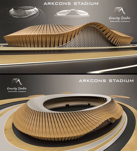 Wave Architecture, Circular Buildings, Train Station Architecture, Presentation Board Design, Stadium Architecture, Concept Models Architecture, Architecture Portfolio Design, Design Proposal, Stadium Design