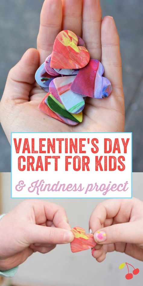 Needing a project for random acts of kindness or an craft for kids to make for Valentine's Day? Making little sculpey hearts and handing them out to friends is the perfect thing. Made with left over sculpey, put it through my no fail secret weapon that all kids love, the craft machine (sort of like a pasta maker) and used a heart stamper to make tons and tons of beautiful little marbled hearts. Hearts Paper Crafts, Easy Valentine Crafts, Diy Valentines Cards, Cadeau Parents, Valentine's Day Crafts For Kids, Preschool Valentines, Valentine Crafts For Kids, Diy Valentine, My Funny Valentine