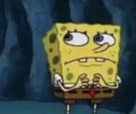 Nervous Meme, Funny Spongebob Faces, Spongebob Faces, Eyes Meme, Spongebob Pics, Funny Spongebob Memes, Spongebob Funny, Reaction Face, Spongebob Memes