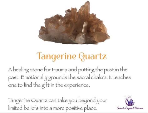 Crystal Dictionary, Astrology Cards, Quartz Crystal Meaning, Crystal Identification, Eye Twitching, Tangerine Quartz, Stone Properties, Energy Jewelry, Crystal Properties