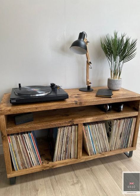 Record Room, 브로셔 디자인, Turntable Stand, Mother Dearest, Record Player Stand, Dekorasi Kamar Tidur, Vinyl Record Storage, Vinyl Storage, Room Deco