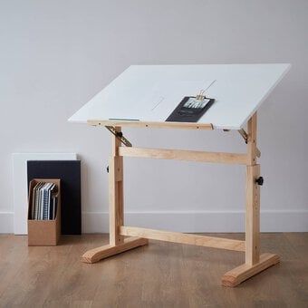 Wood Drafting Table, Architect Table, Artist Desk, Studio At Home, Drawing Desk, Diy Rangement, Art Studio Room, Art Studio Design, Drafting Table