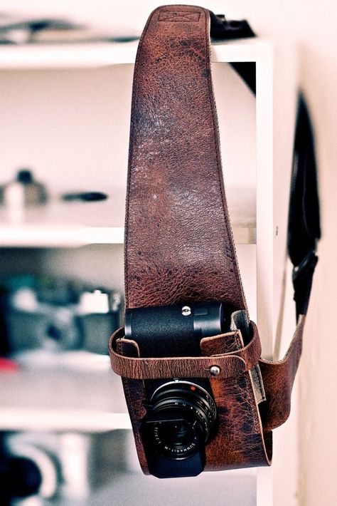 Leather Sling Bags - Ideas on Foter Class Family, Leather Camera Strap, Photo Gear, Camera Straps, Photography Gear, Camera Strap, Middle Class, Vintage Cameras, Leather Projects