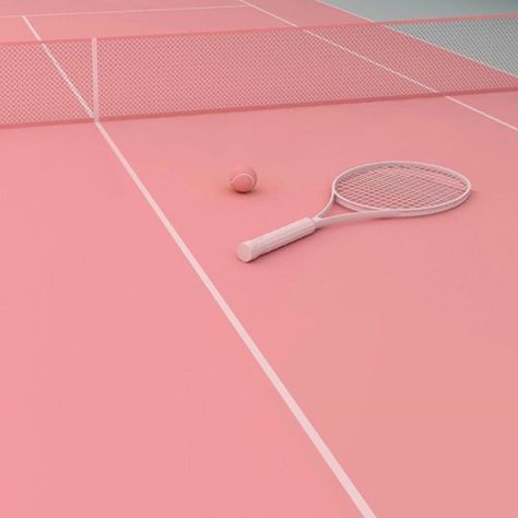 Pink Tennis Thot Aesthetic, Tennis Shoot, Tennis Wallpaper, Aesthetic Aura, Tennis Pictures, Tennis Aesthetic, Pink Tennis, Color Mood, Pink Photography