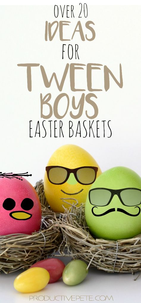 Check out these fun Easter Basket Ideas for Tween Boys. That age where finding the right gift is getting harder! A little bit of everything in this list, to help you find the perfect Easter Basket Ideas for Pre-Teen Boys.  #easter #easterbasket #easterbunny #tweens #preteen Fun Easter Basket Ideas, Fun Easter Baskets, Boys Easter Basket, Easter Basket Ideas, Boy Diy, Gifts For Teen Boys, Easter Basket Fillers, Easter Activities, Boys Easter