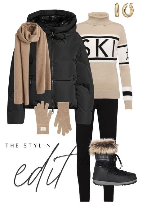 Sharing styled looks for your next cold weather getaway! Follow me @stylinbyaylin for more! Stylin By Aylin, Apres Ski Outfits, Comfort Clothing, Top Shoes For Men, Pretty Sweaters, White High Tops, Elegant Outfits, Minimal Classic, Fall Clothing