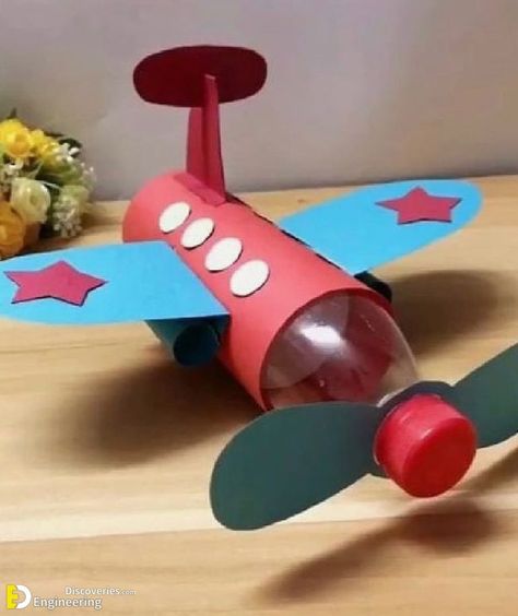 Creative Craft Ideas For Kids | Engineering Discoveries Engineering Crafts, Handmade Cards For Friends, Creative Craft Ideas, Music Classroom Decor, Diy Paper Toys, Recycled Toys, Airplane Crafts, Transportation Crafts, Creativity Ideas