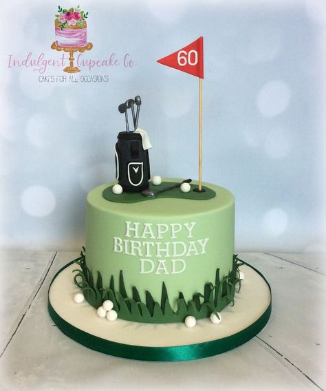 Round Golf Birthday Cake, 70th Golf Birthday Cake, Golfing Birthday Cake, Golf Birthday Cakes For Men, Mens Golf Birthday Cake, Birthday Cake For Golfer, 60th Birthday Cake For Men Golf, 60th Birthday Golf Cake, 40th Birthday Cakes For Men Golf