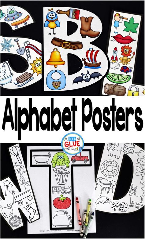 Alphatales Activities, Alphabet Introduction Preschool, Things That Start With The Letter A, Alphabet Pictures Letter Art, Love Alphabet, Alphabet Posters, Abc Activities, Preschool Literacy, Alphabet Crafts