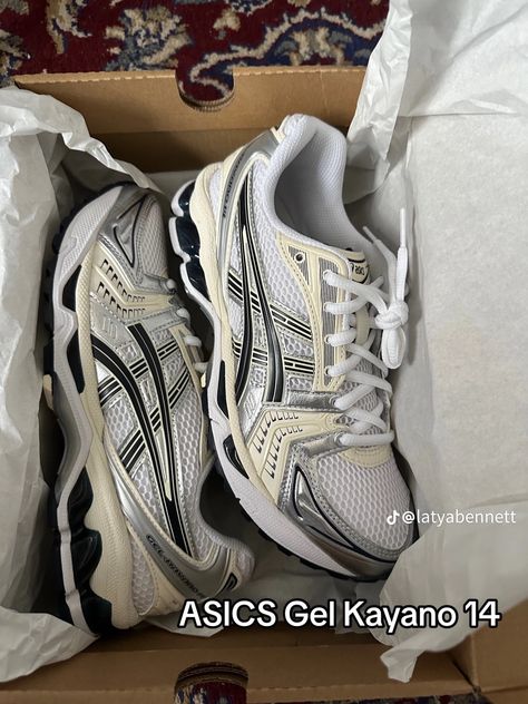 Asics gel kayano 14 Asics Fashion, Pretty Sneakers, Crocs Boots, Asics Gel Kayano, Pretty Shoes Sneakers, Gel Kayano, Shoes Outfit Fashion, Shoes Sneakers Nike, Dad Shoes